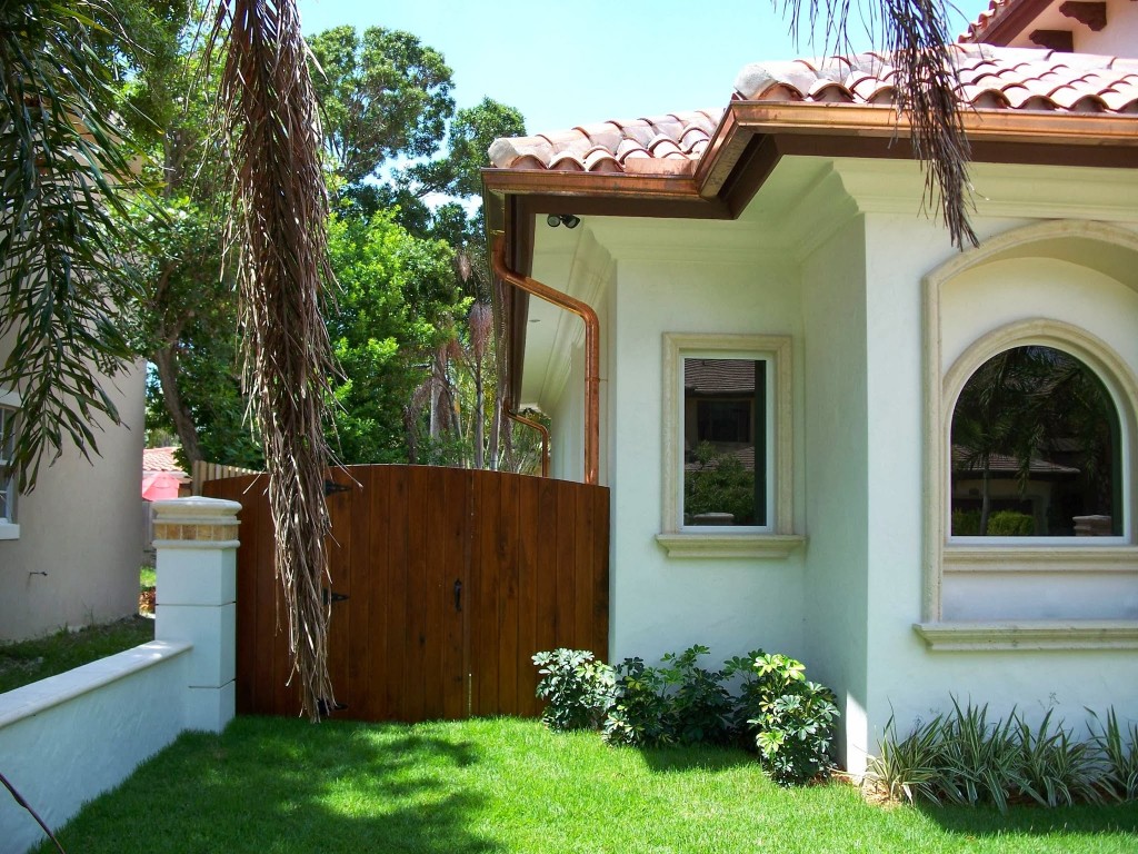 copper gutters broward